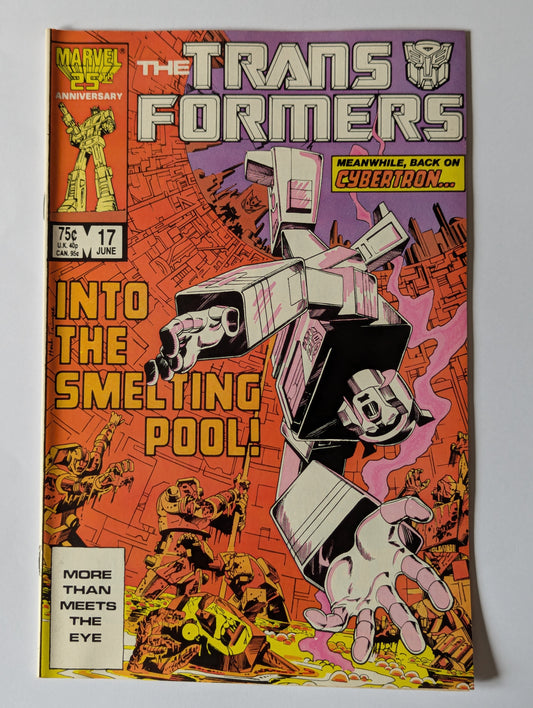 Transformers #17 Marvel Comic Book
