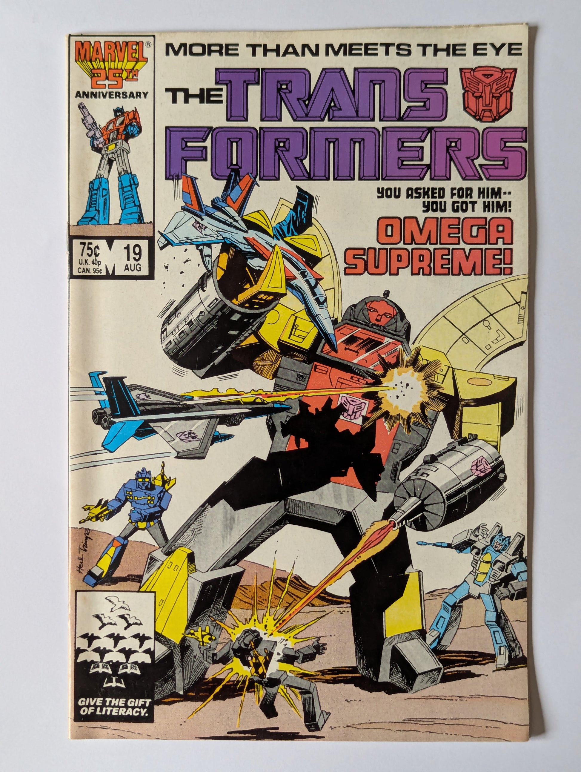 Transformers #19 Marvel Comic Book