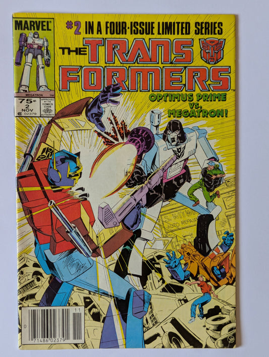 Transformers #2 Marvel Comic Book