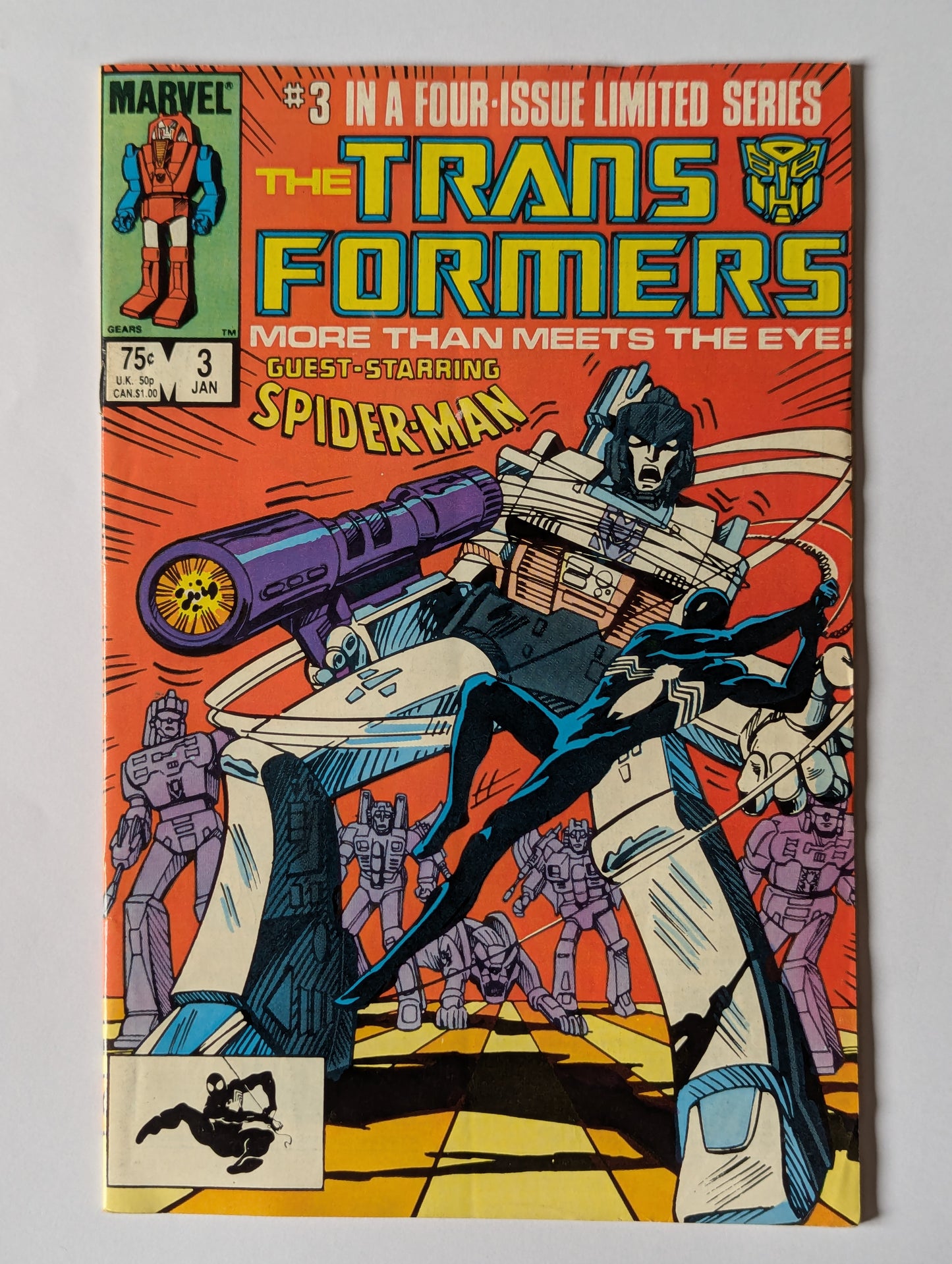 Transformers #3 Marvel Comic Book