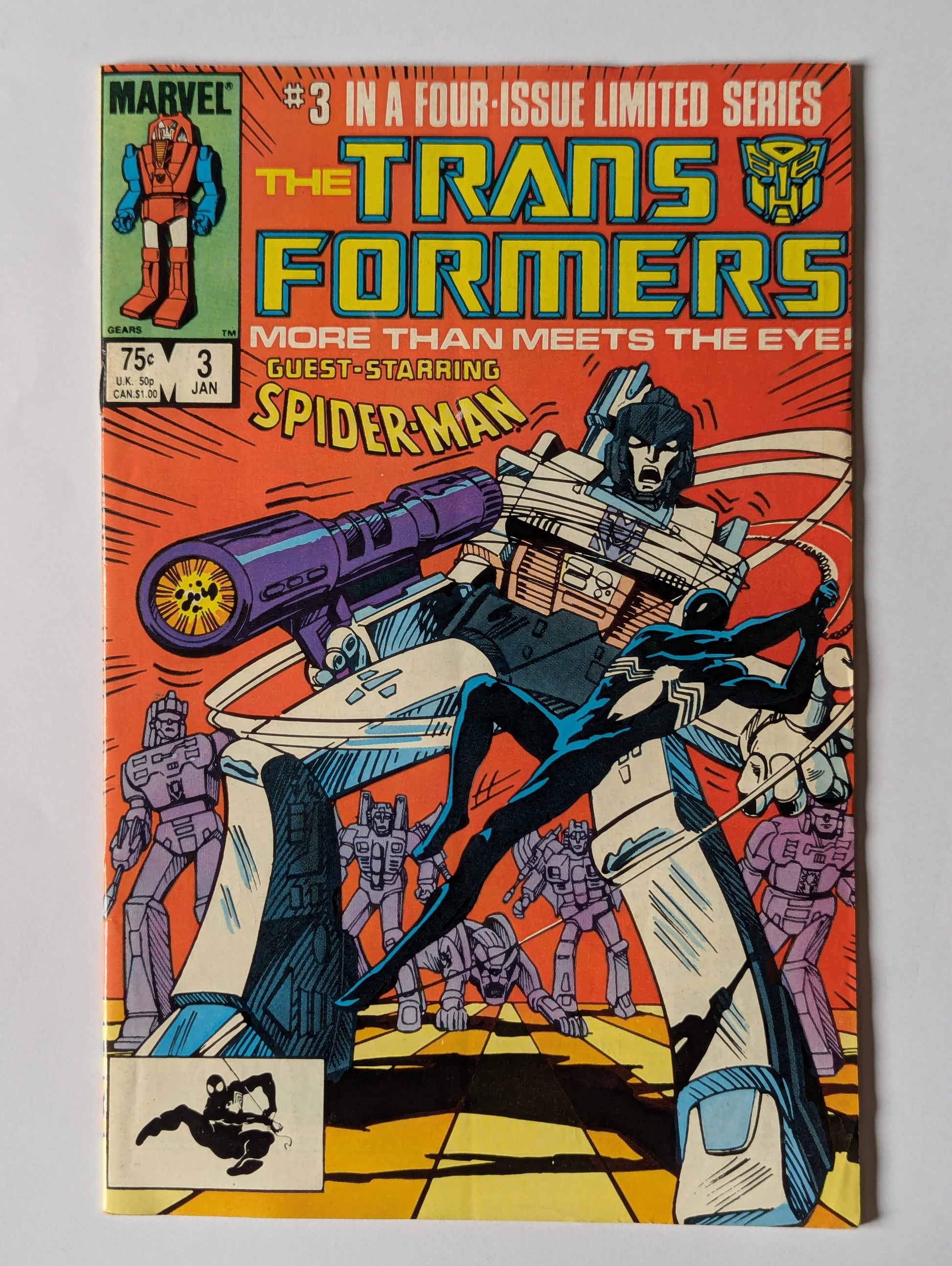 Transformers #3 Marvel Comic Book