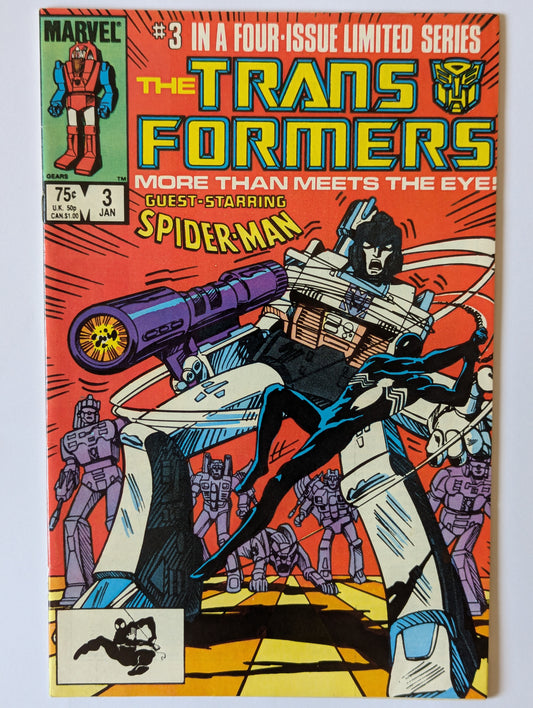 Transformers #3 Marvel Comic Book