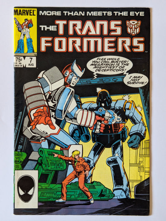 Transformers #7 Marvel Comic Book