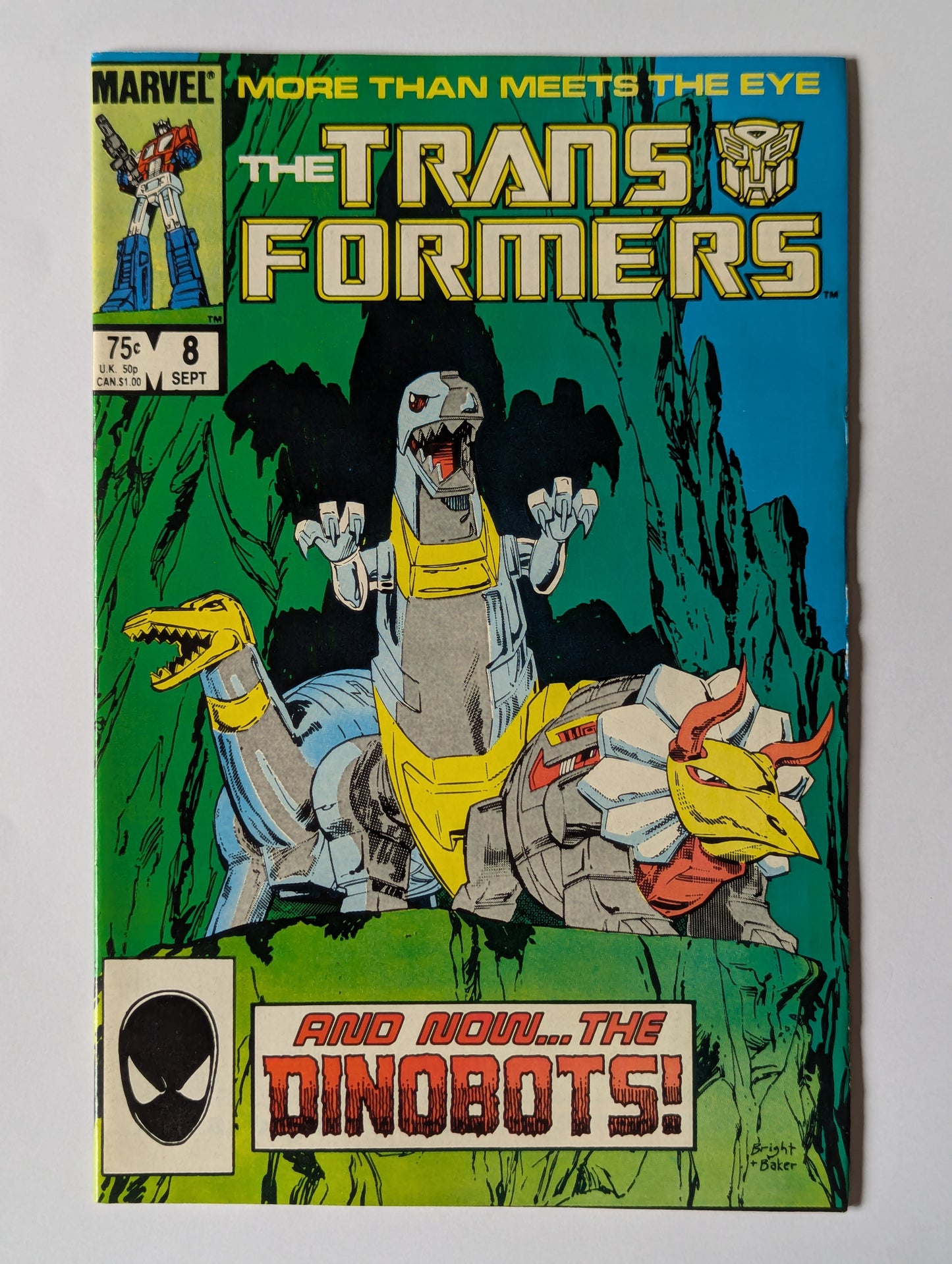 Transformers #8 Marvel Comic Book