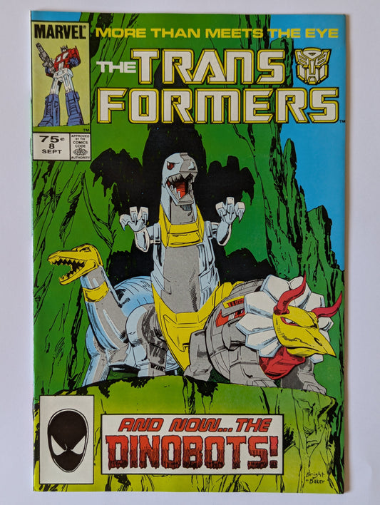 Transformers #8 Marvel Comic Book