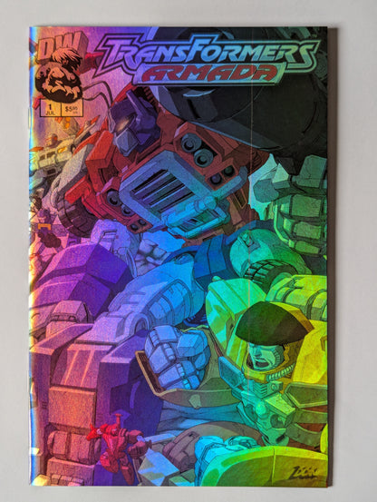 Transformers Armada #1 Holofoil Variant Dreamwave Comic Book