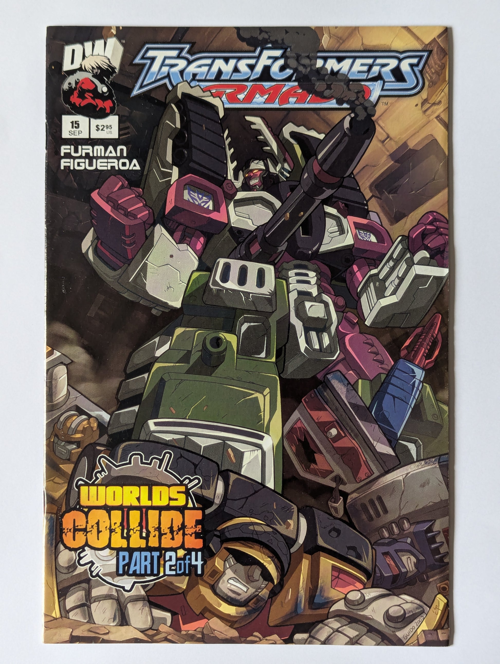 Transformers Armada #15 Dreamwave Comic Book