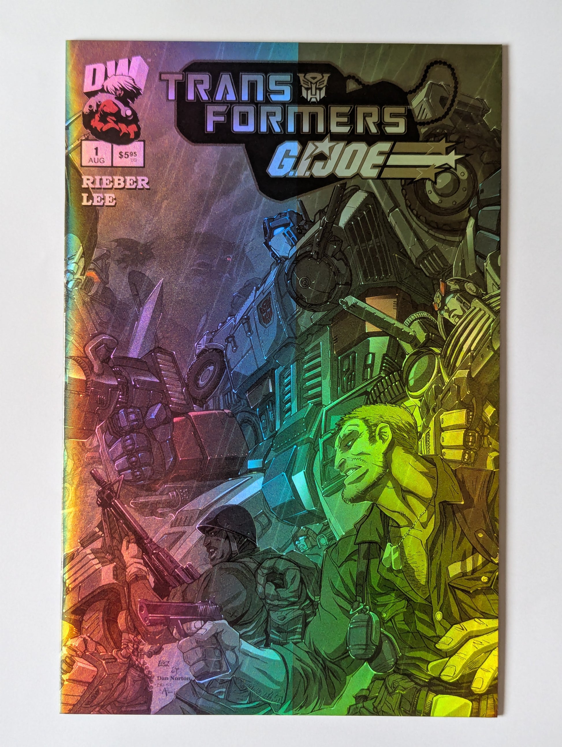 Transformers / G.I. Joe #1 Holofoil Dreamwave Comic Book