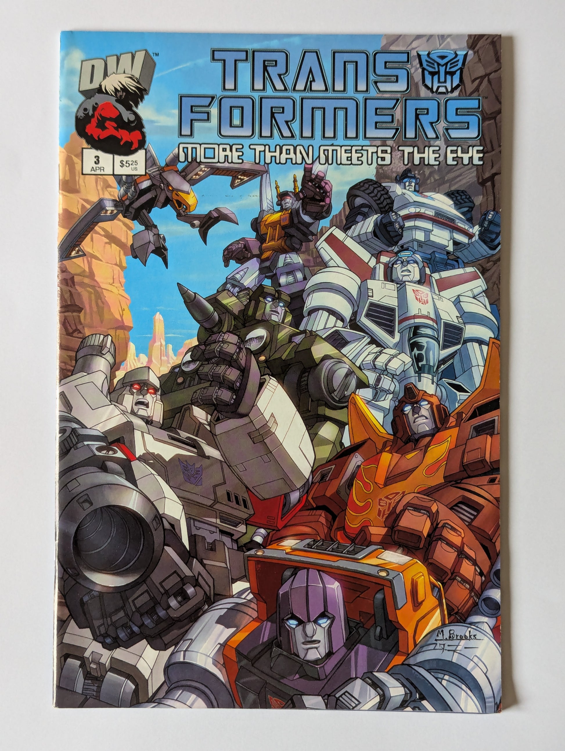 Transformers More than Meets the Eye #3 Dreamwave Comic Book