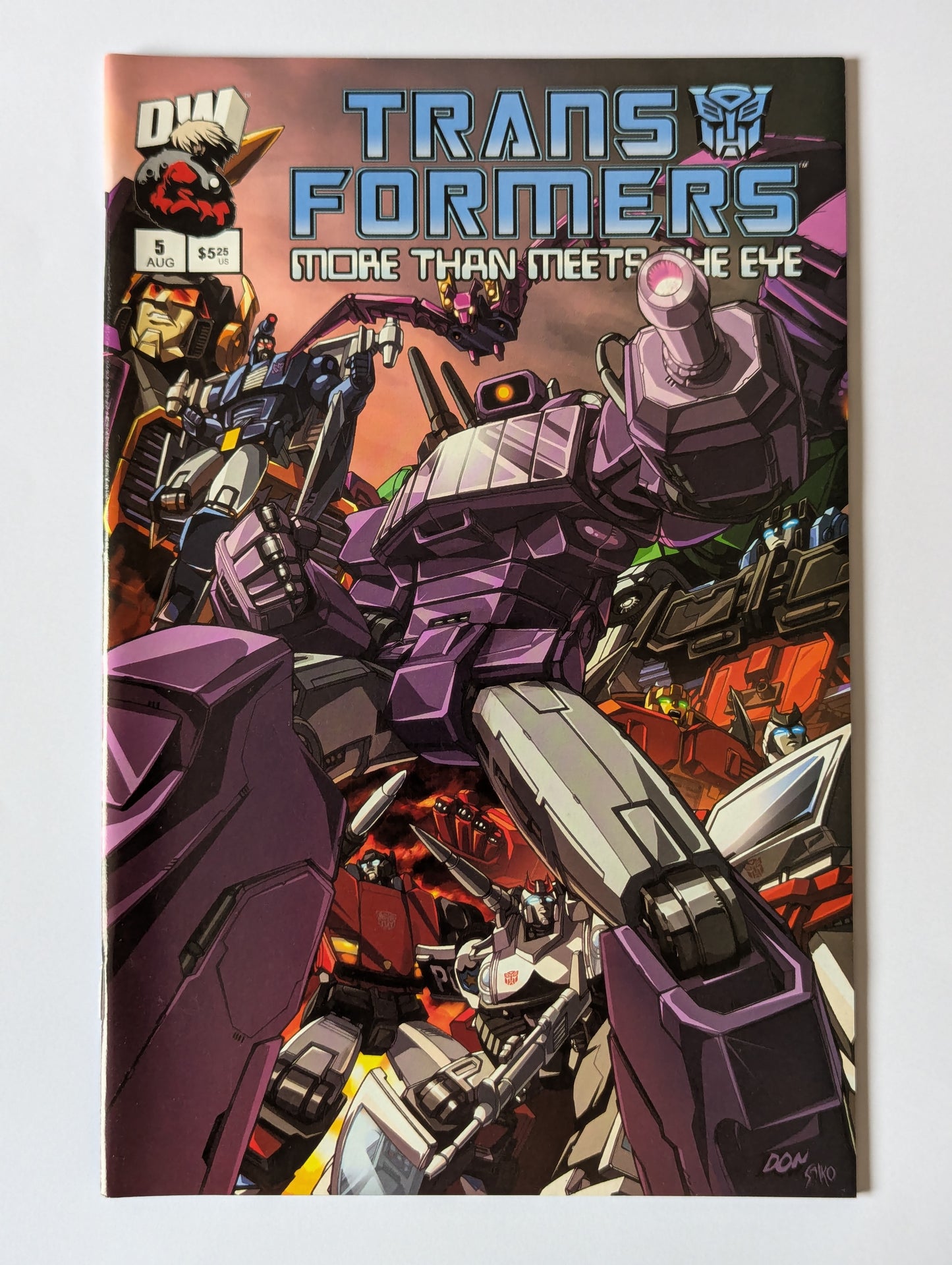 Transformers More than Meets the Eye #5 Dreamwave Comic Book