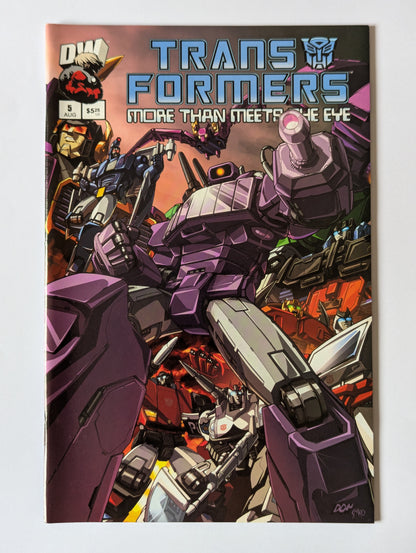 Transformers More than Meets the Eye #5 Dreamwave Comic Book