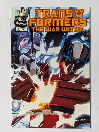 Transformers The War Within #4 Dreamwave Comic Book