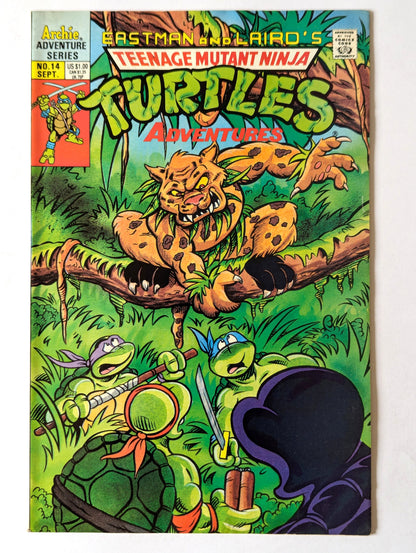 Teenage Mutant Ninja Turtles Adventures #14 Archie Comic Book