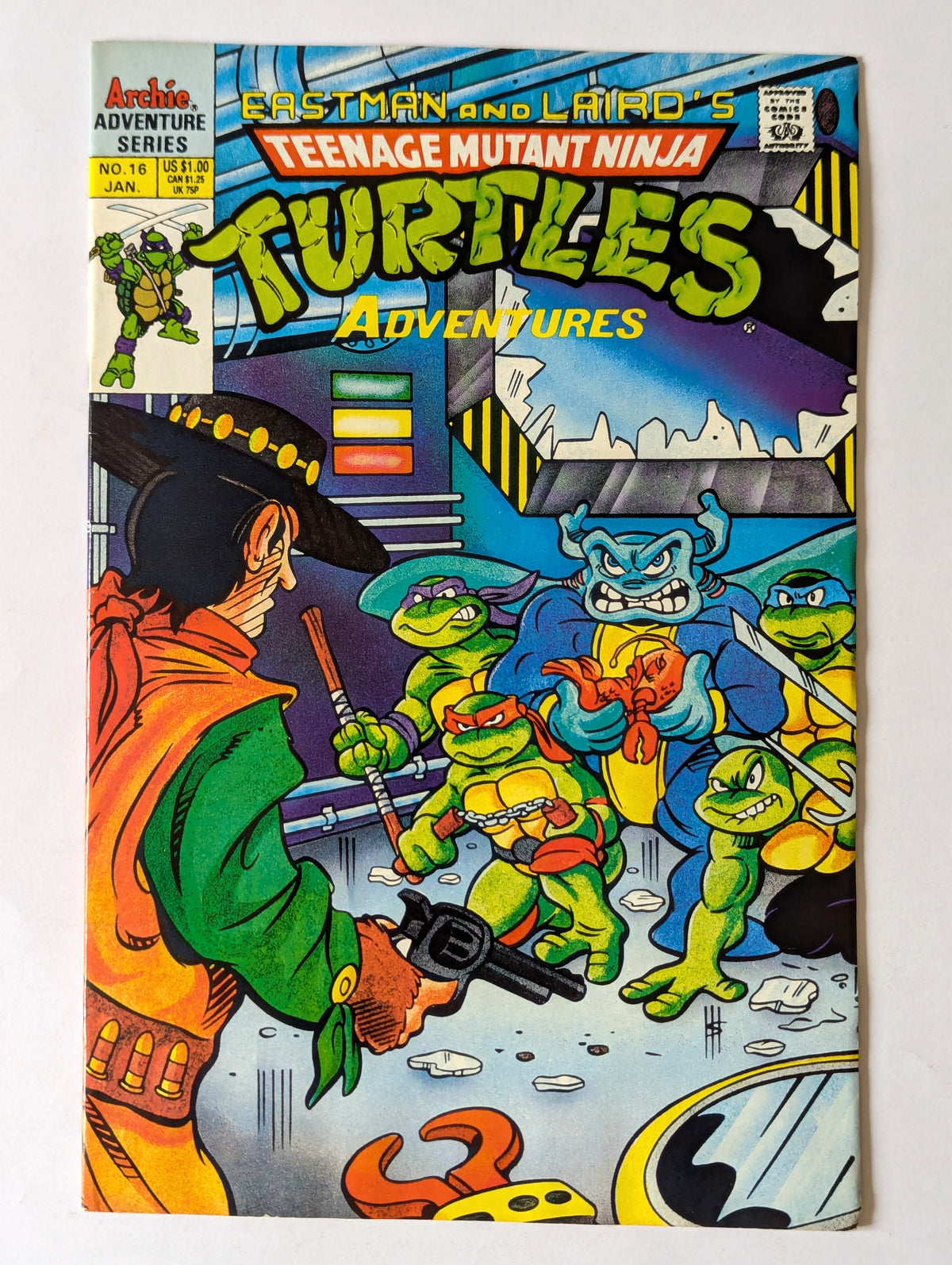 Teenage Mutant Ninja Turtles Adventures #16 Archie Comic Book