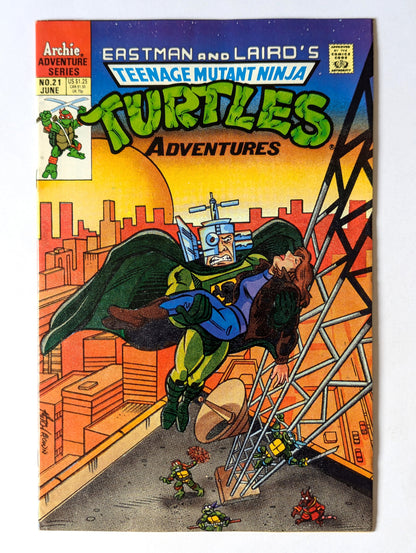 Teenage Mutant Ninja Turtles Adventures #21 Archie Comic Book