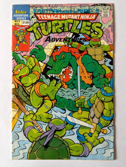 Teenage Mutant Ninja Turtles Adventures #6 Archie Comic Book