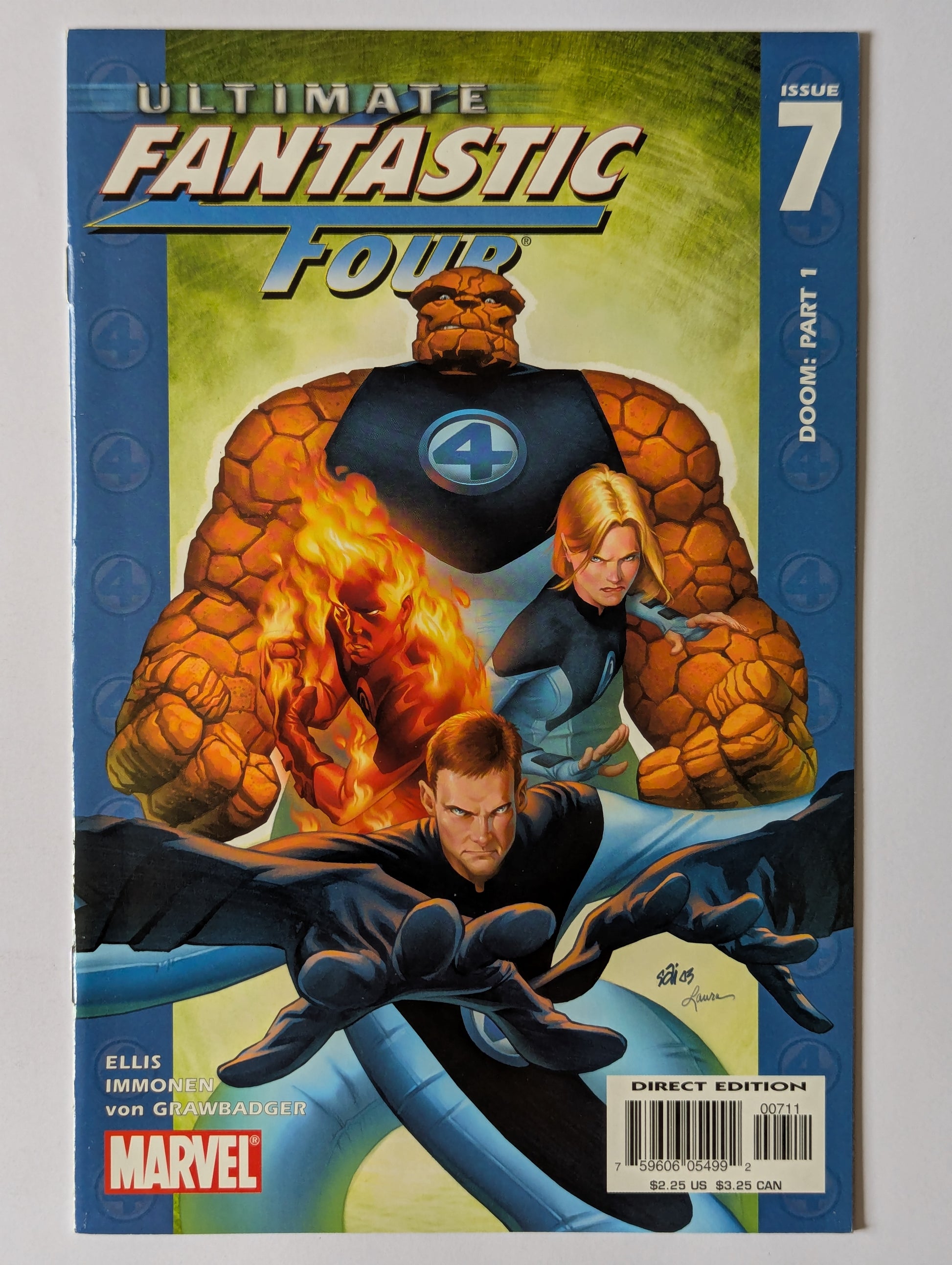 Ultimate Fantastic Four #7 Marvel Comic Book