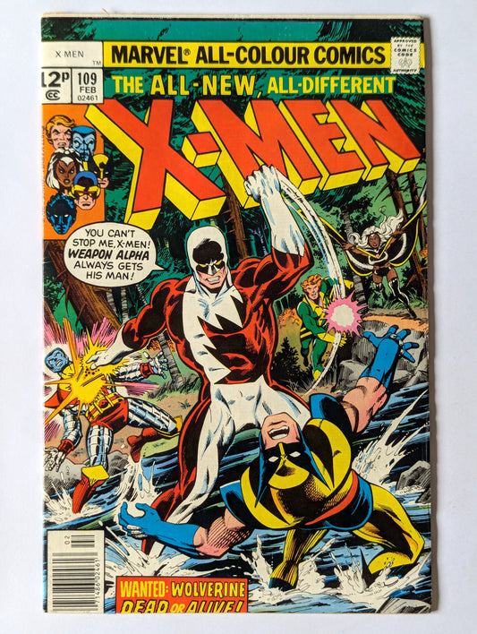 Uncanny X-Men #109 Marvel Comic Book