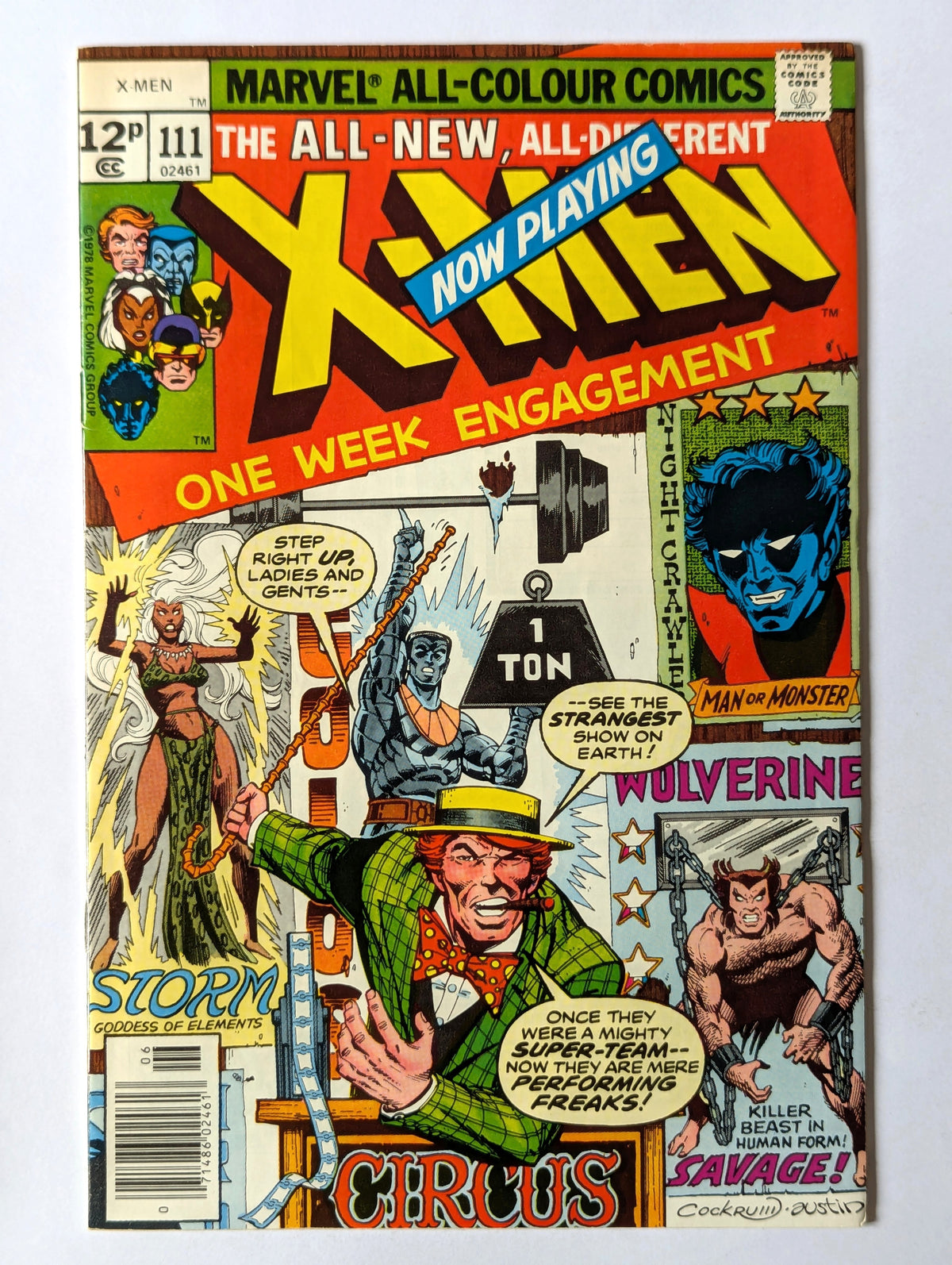 Uncanny X-Men #111 Marvel Comic Book