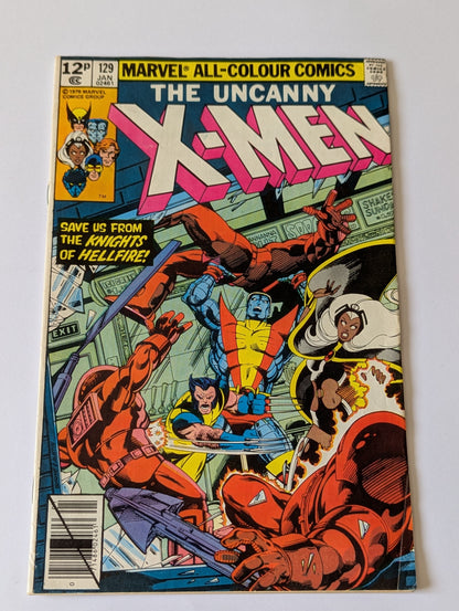 Uncanny X-Men #129 Marvel Comic Book First Appearance of Kitty Pryde and Emma Frost