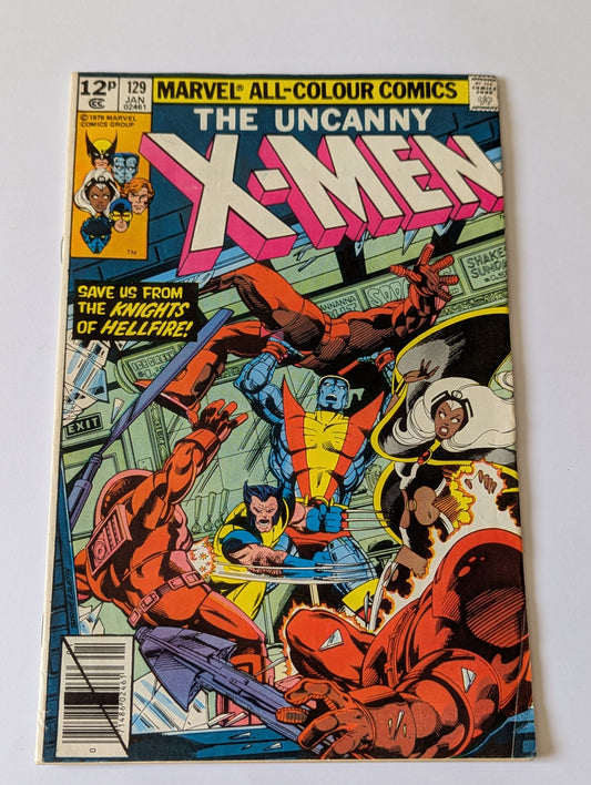 Uncanny X-Men #129 Marvel Comic Book First Appearance of Kitty Pryde and Emma Frost