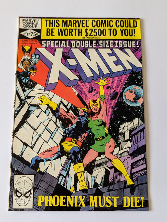 Uncanny X-Men #137 Marvel Comic Book Death of Phoenix