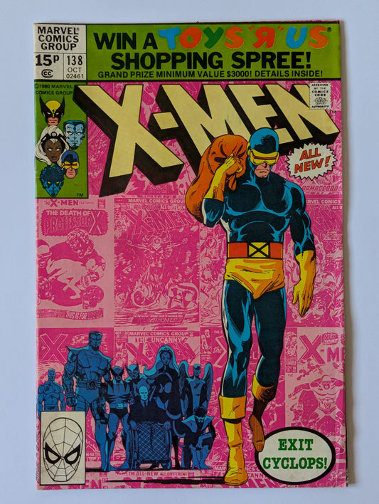 Uncanny X-Men #138 Marvel Comic Book
