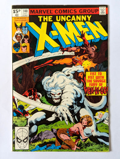 Uncanny X-Men #140 Marvel Comic Book