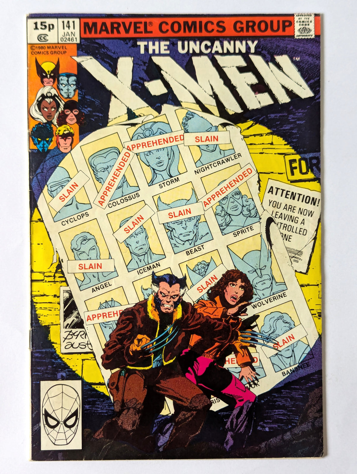 Uncanny X-Men #141 Marvel Comic Book