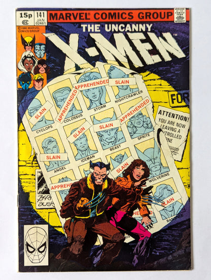 Uncanny X-Men #141 Marvel Comic Book