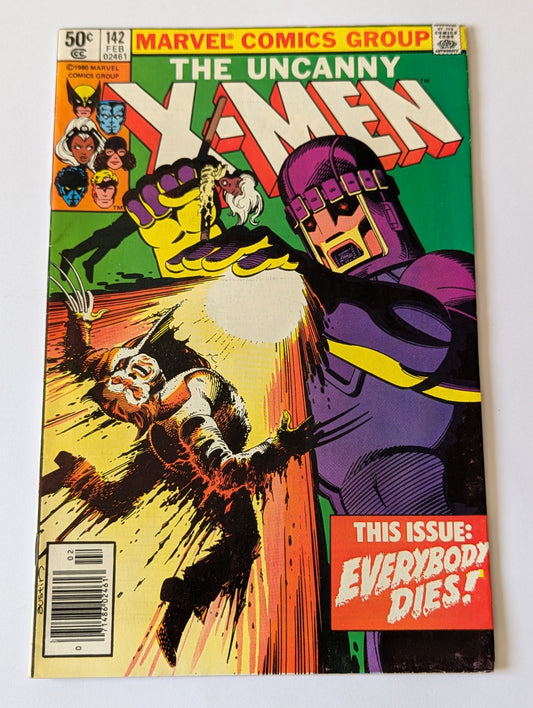 Uncanny X-Men #142 Marvel Comic Book Days of Future Past