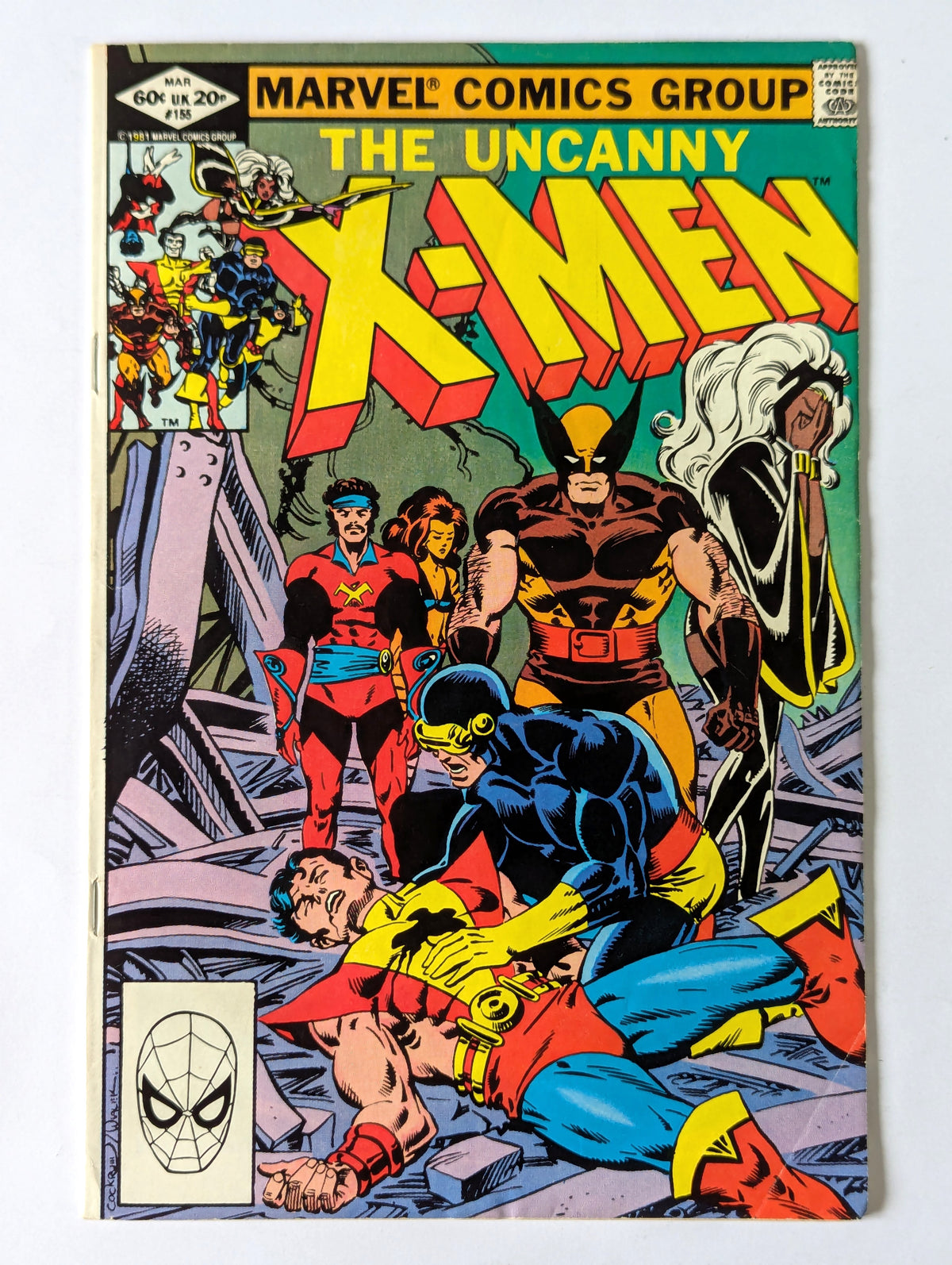 Uncanny X-Men #155 Marvel Comic Book
