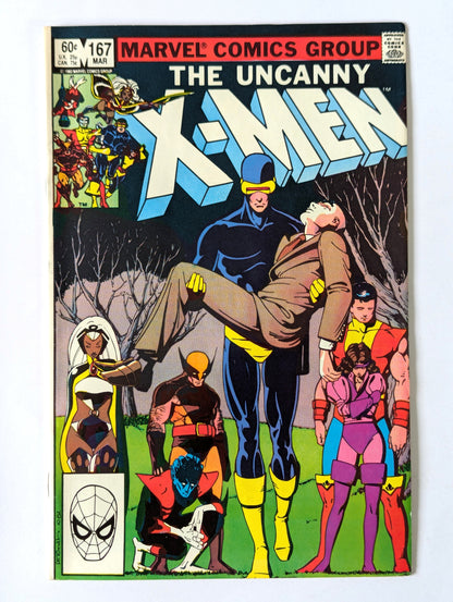 Uncanny X-Men #167 Marvel Comic Book