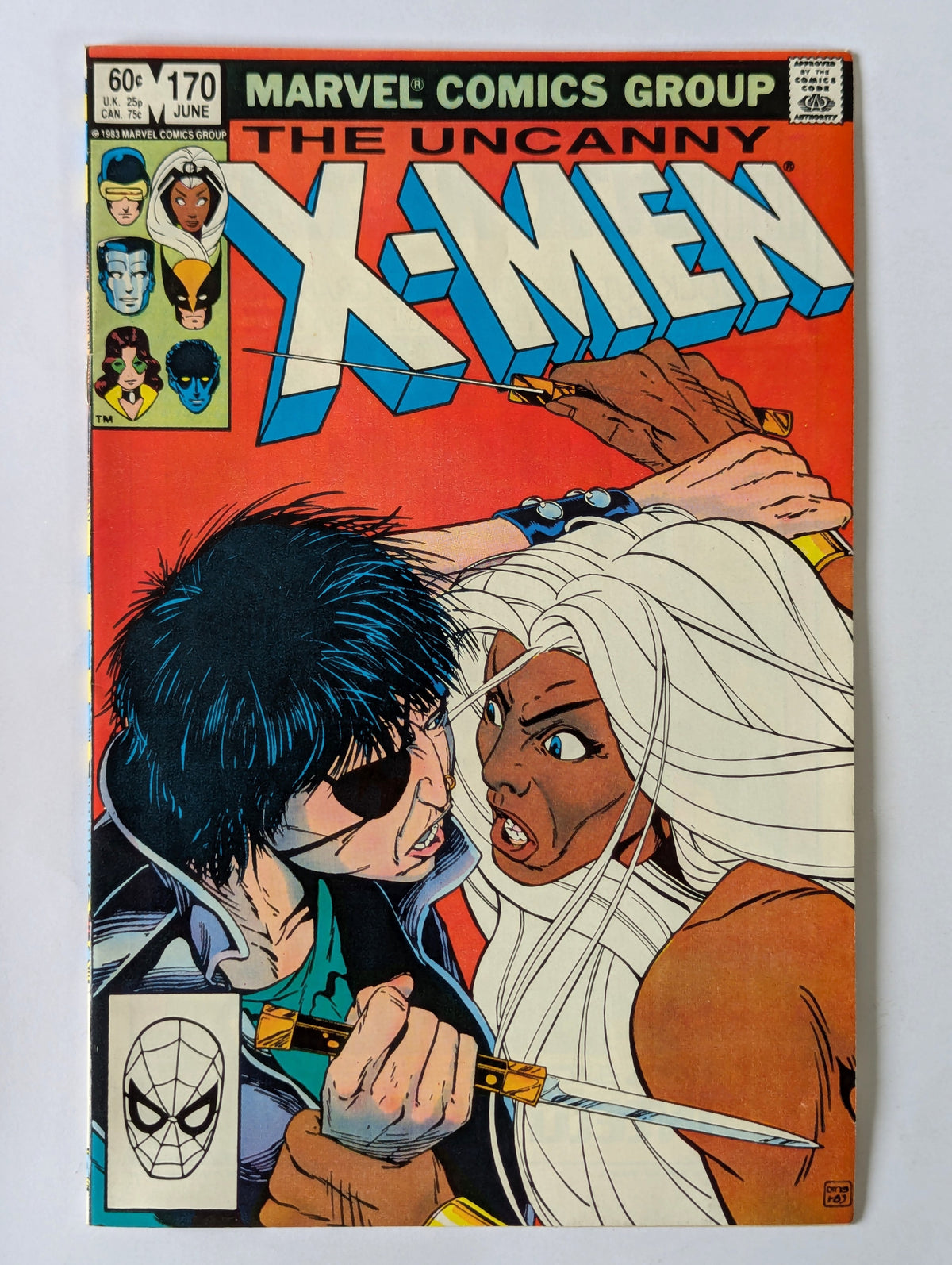 Uncanny X-Men #170 Marvel Comic Book