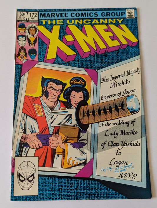 Uncanny X-Men #172 Marvel Comic Book