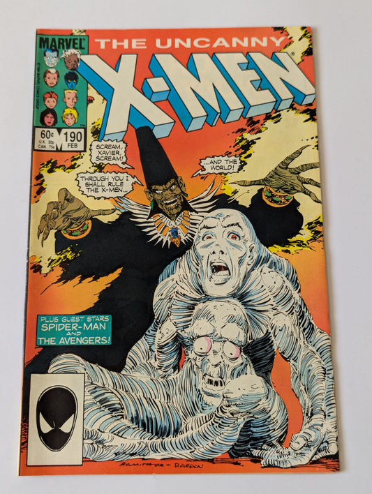 Uncanny X-Men #190 Marvel Comic Book