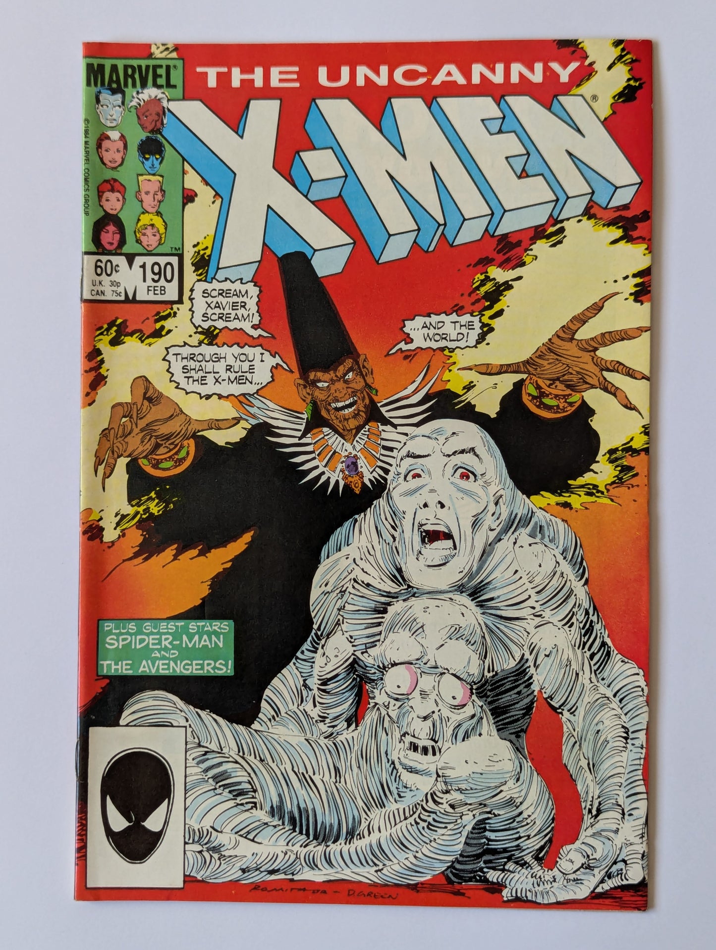 Uncanny X-Men #190 Marvel Comic Book