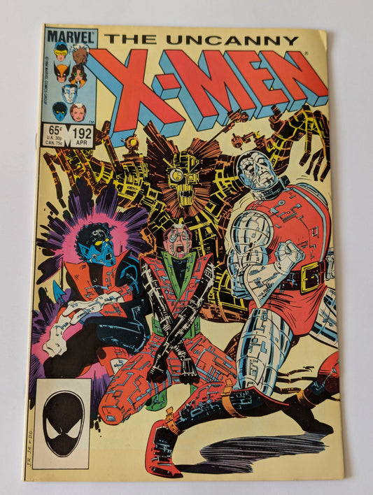 Uncanny X-Men #192 Marvel Comic Book