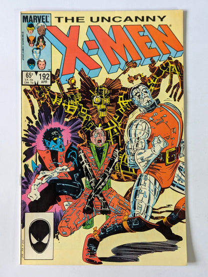 Uncanny X-Men #192 Marvel Comic Book