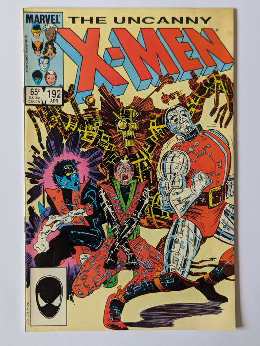 Uncanny X-Men #192 Marvel Comics