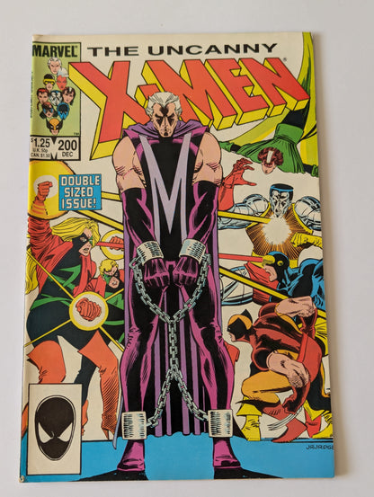 Uncanny X-Men #200 Marvel Comic Book Trial of Magneto