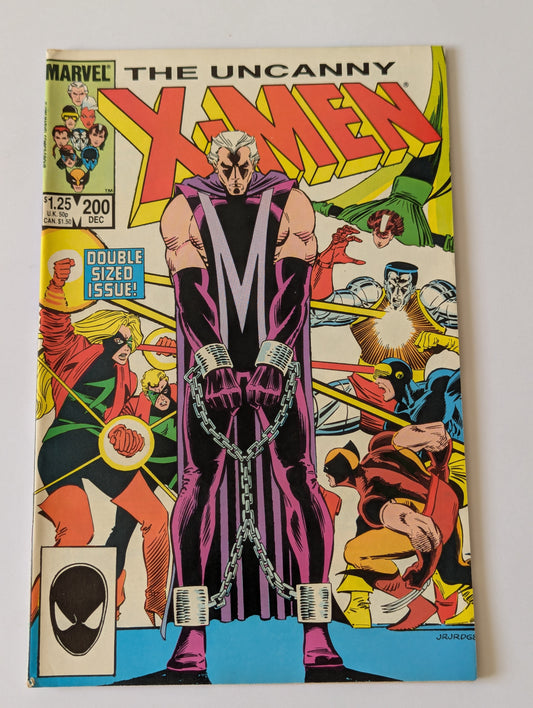 Uncanny X-Men #200 Marvel Comic Book Trial of Magneto