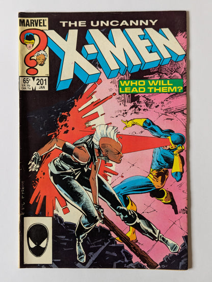 Uncanny X-Men #201 Marvel Comic Book