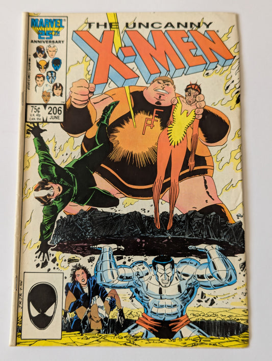 Uncanny X-Men #206 Marvel Comic Book