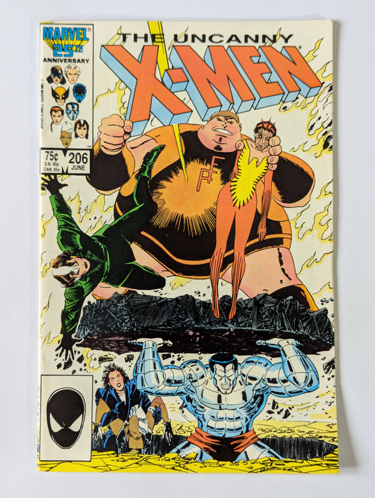 Uncanny X-Men #206 Marvel Comic Book
