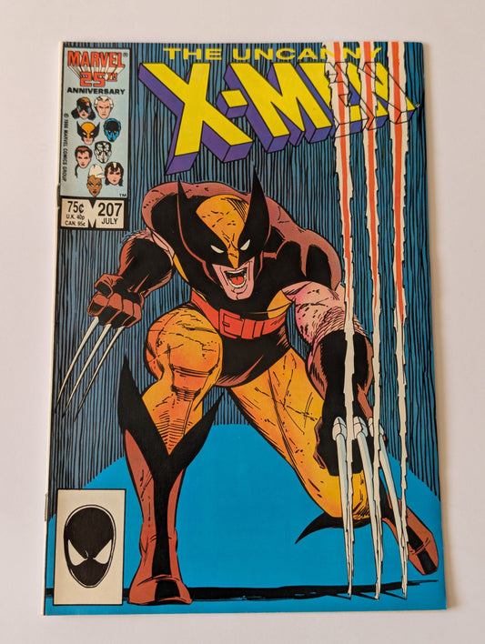 Uncanny X-Men #207 Marvel Comic Book