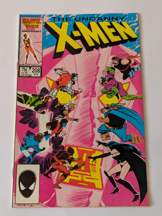 Uncanny X-Men #208 Marvel Comic Book