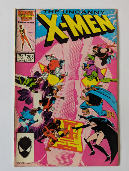 Uncanny X-Men #208 Marvel Comic Book