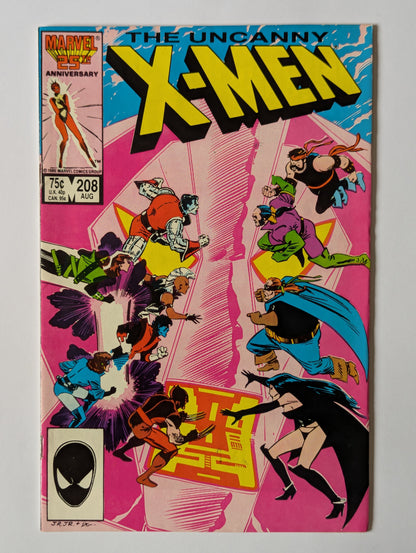 Uncanny X-Men #208 Marvel Comics
