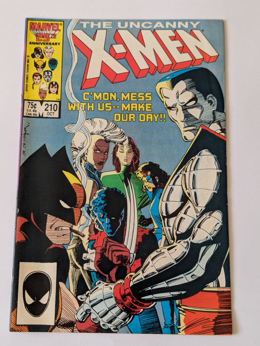 Uncanny X-Men #210 Marvel Comic Book